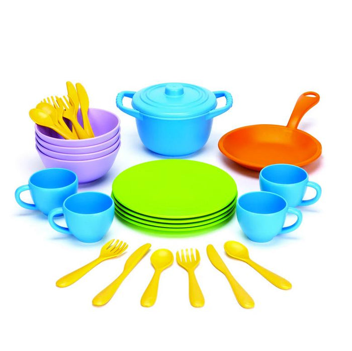 Green Toys - Cookware + Dining Set-Simply Green Baby
