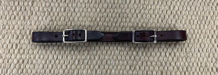 CURB STRAP - CS06 - 5/8" Double Buckle Brown