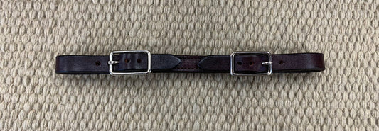 CURB STRAP - CS06 - 5/8" Double Buckle Brown