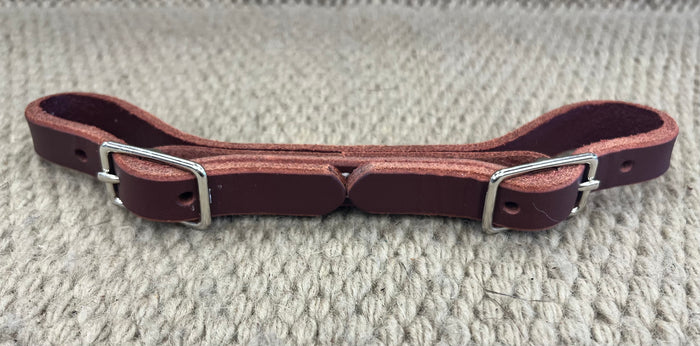 CURB STRAP - CS38 - 5/8" Double Buckle Latigo