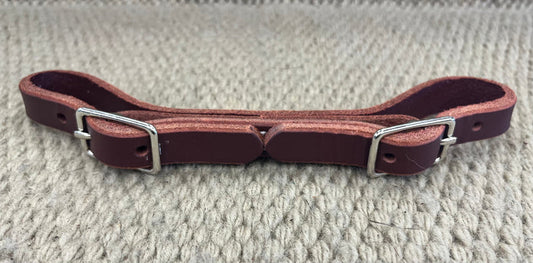 CURB STRAP - CS38 - 5/8" Double Buckle Latigo