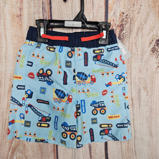 CUTIE PIE BABY CONSTRUCTION SWIM SHORTS RBS26P-02