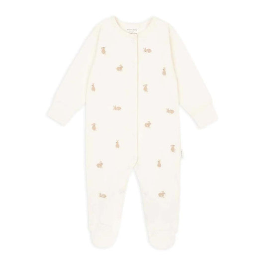 Embroidered Jersey Sleepsuit, Bunnies