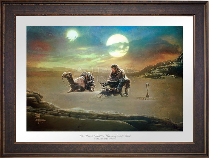 <em>Obi-Wan Kenobi</em>&trade; - Returning to his Past - Limited Edition Paper (SN - Standard Numbered)