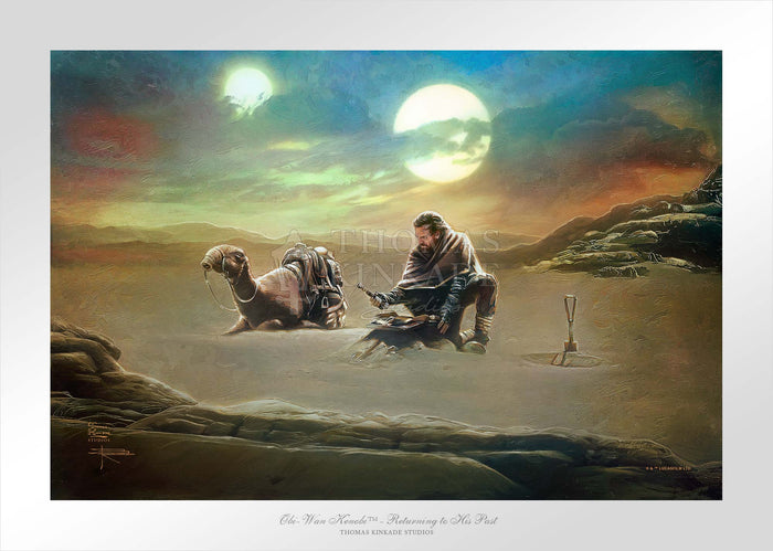 <em>Obi-Wan Kenobi</em>&trade; - Returning to his Past - Limited Edition Paper (SN - Standard Numbered)
