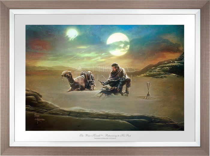 <em>Obi-Wan Kenobi</em>&trade; - Returning to his Past - Limited Edition Paper (SN - Standard Numbered)