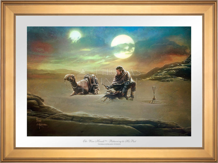 <em>Obi-Wan Kenobi</em>&trade; - Returning to his Past - Limited Edition Paper (SN - Standard Numbered)
