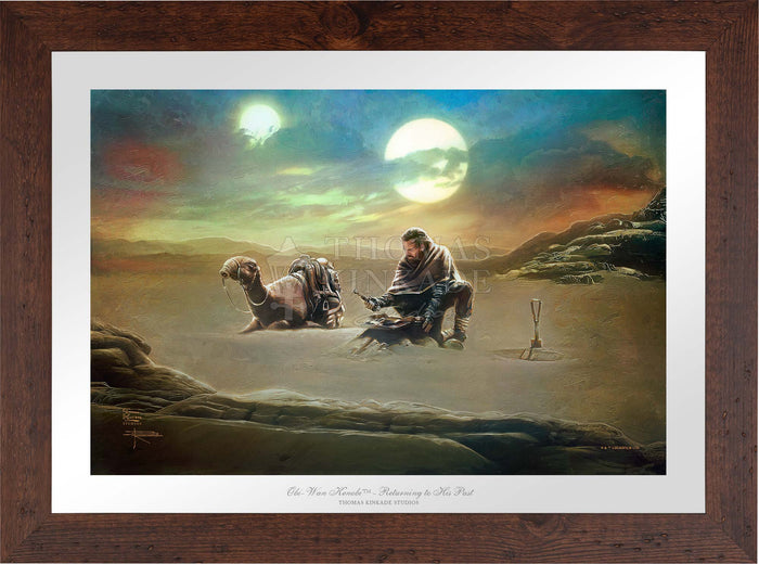 <em>Obi-Wan Kenobi</em>&trade; - Returning to his Past - Limited Edition Paper (SN - Standard Numbered)