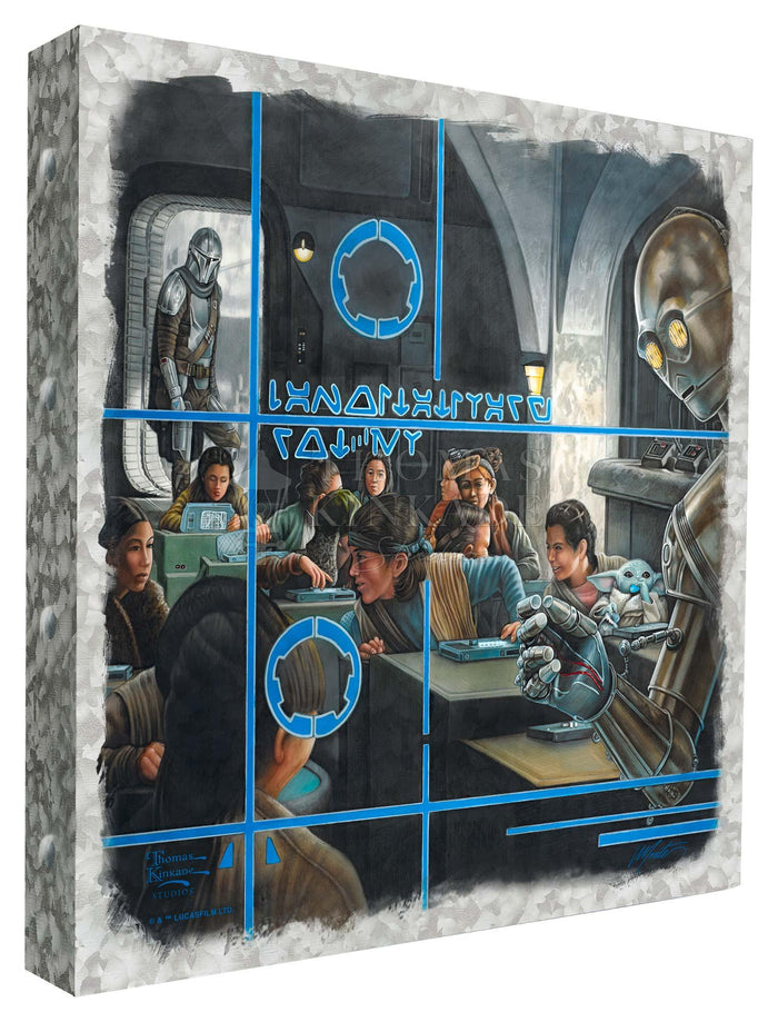<em>The Mandalorian</em>™ - Getting Schooled - 14" x 14" Metal Box Art Metal Box Art - Art Of Entertainment