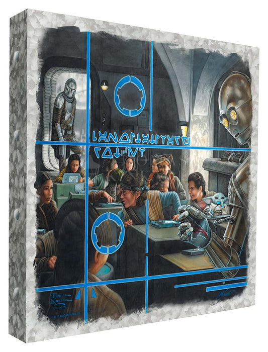 <em>The Mandalorian</em>™ - Getting Schooled - 14" x 14" Metal Box Art Metal Box Art - Art Of Entertainment