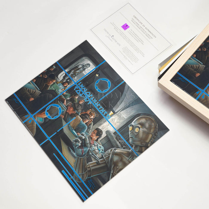 <em>The Mandalorian</em> ™ - Getting Schooled - Standard Art Print Art Prints - Art Of Entertainment