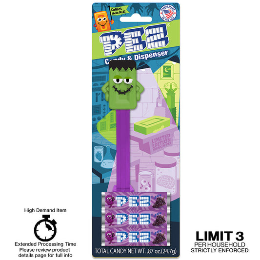Franky PEZ Halloween Mascot (PEZ.com exclusive) Limit three per household strictly enforced