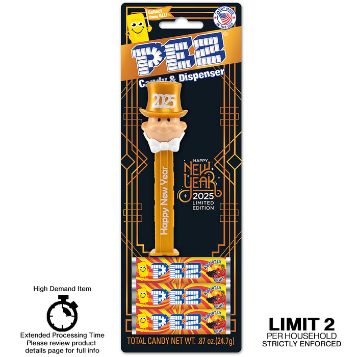 Golden Groom 2025 New Years PEZ.com Exclusive (Limit 2 per household)