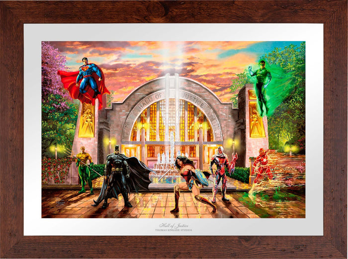 Hall of Justice - Limited Edition Paper (SN - Standard Numbered) - Art Of Entertainment