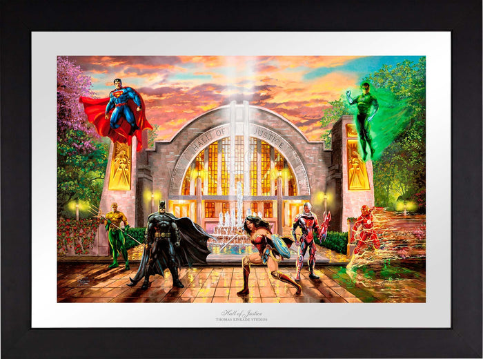 Hall of Justice - Limited Edition Paper (SN - Standard Numbered) - Art Of Entertainment