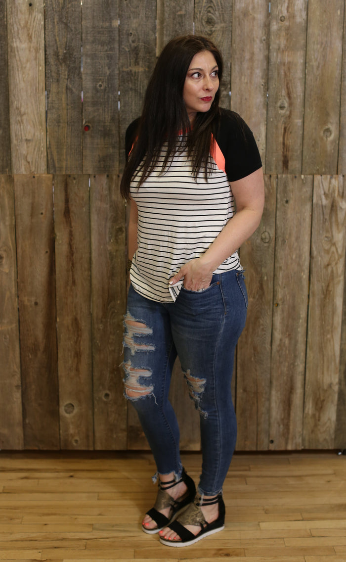 Horizontal Stripe Top