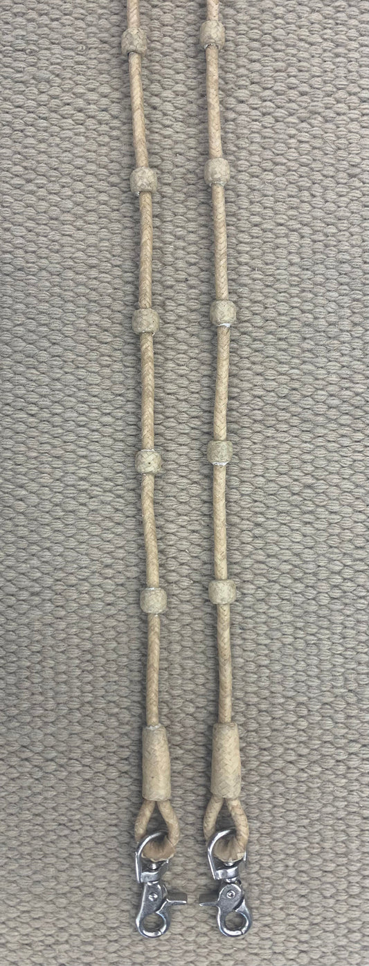 Closed Reins - CR01 - 12 Plait Rawhide