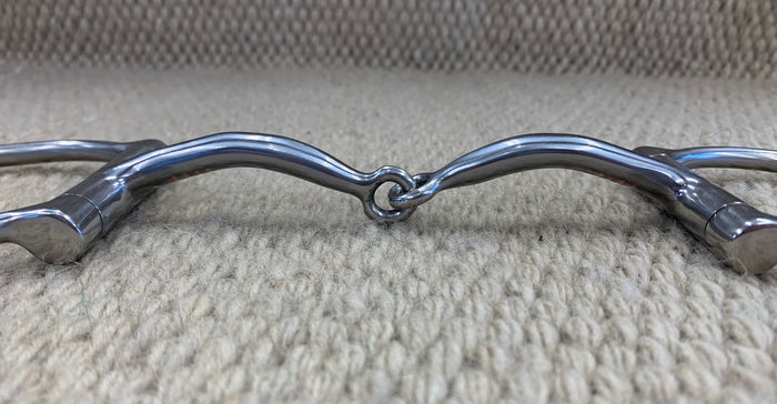 BIT - MB01 - Myler D-Ring Sweet Iron Snaffle 3/8" Stainless