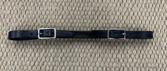 CURB STRAP - CS11 - 1/2" Double Buckle Black