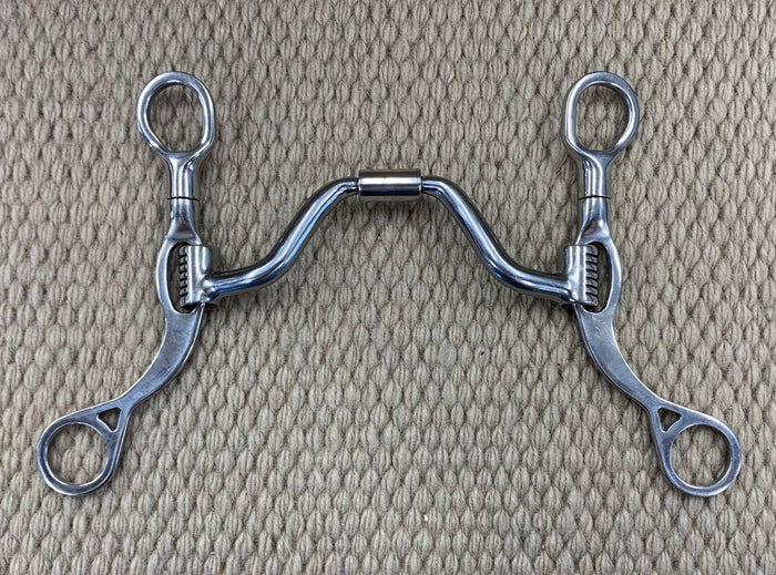 BIT - MB43 - Myler MBL Shank Sweet Iron Low Port Comfort Snaffle