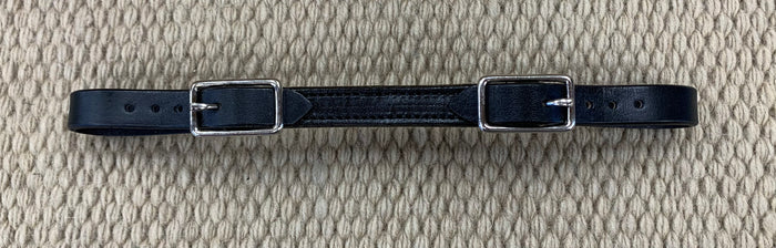 CURB STRAP - CS09 - 5/8" Double Buckle Black