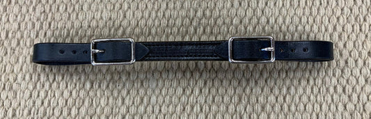 CURB STRAP - CS09 - 5/8" Double Buckle Black