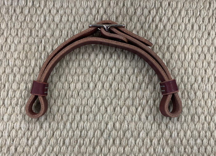 CURB STRAP - CS28 - 5/8" Latigo w/ One Buckle
