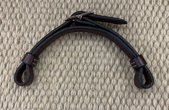 CURB STRAP - CS29 - 5/8" Brown w/ One Buckle