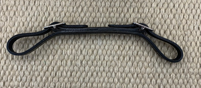 CURB STRAP - CS11 - 1/2" Double Buckle Black