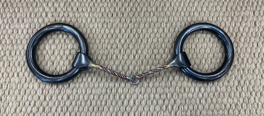 BIT - DT150 - Dutton Heavy Ring Thin Twisted Copper Snaffle