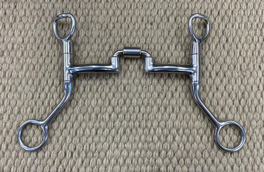 BIT - MB40 - Myler HBT Shank Sweet Iron Correctional Stainless