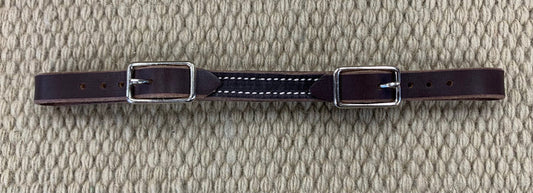 CURB STRAP - CS10 - 5/8" Double Buckle Latigo
