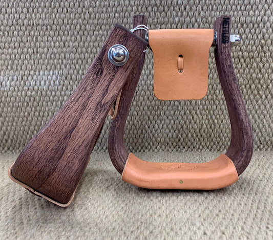 Stirrups - STP02 - Nettles 2 1/2" Chisholms Mahogany