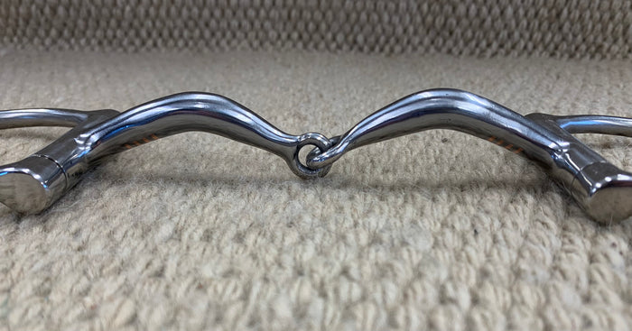 BIT - MB08 - Myler D-Ring Sweet Iron Snaffle Stainless