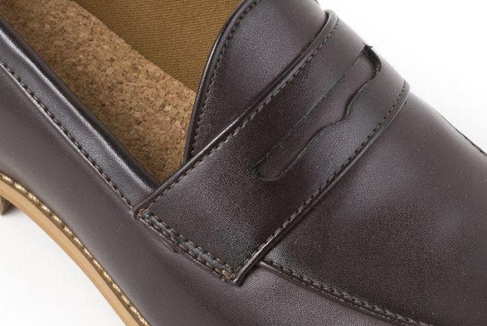 'Irene' Women's Vegan Loafers By Ahimsa - brown - Vegan Style