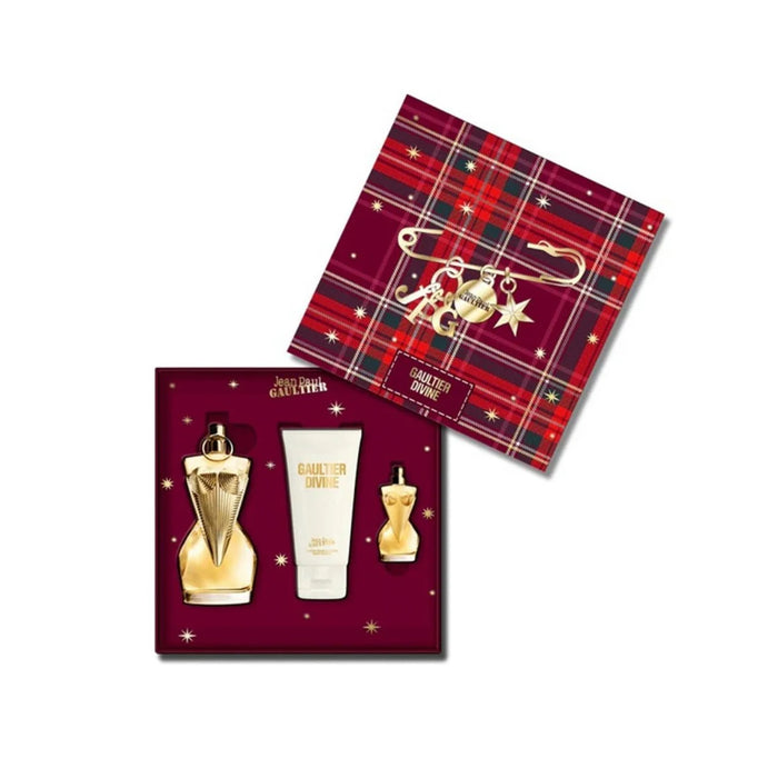 Jean Paul Gaultier Divine Eau De Parfum 50ml & Body Lotion 75ml & Mini 6ml Gift Set