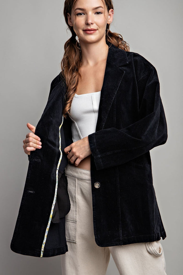 Jenette Velvet Blazer