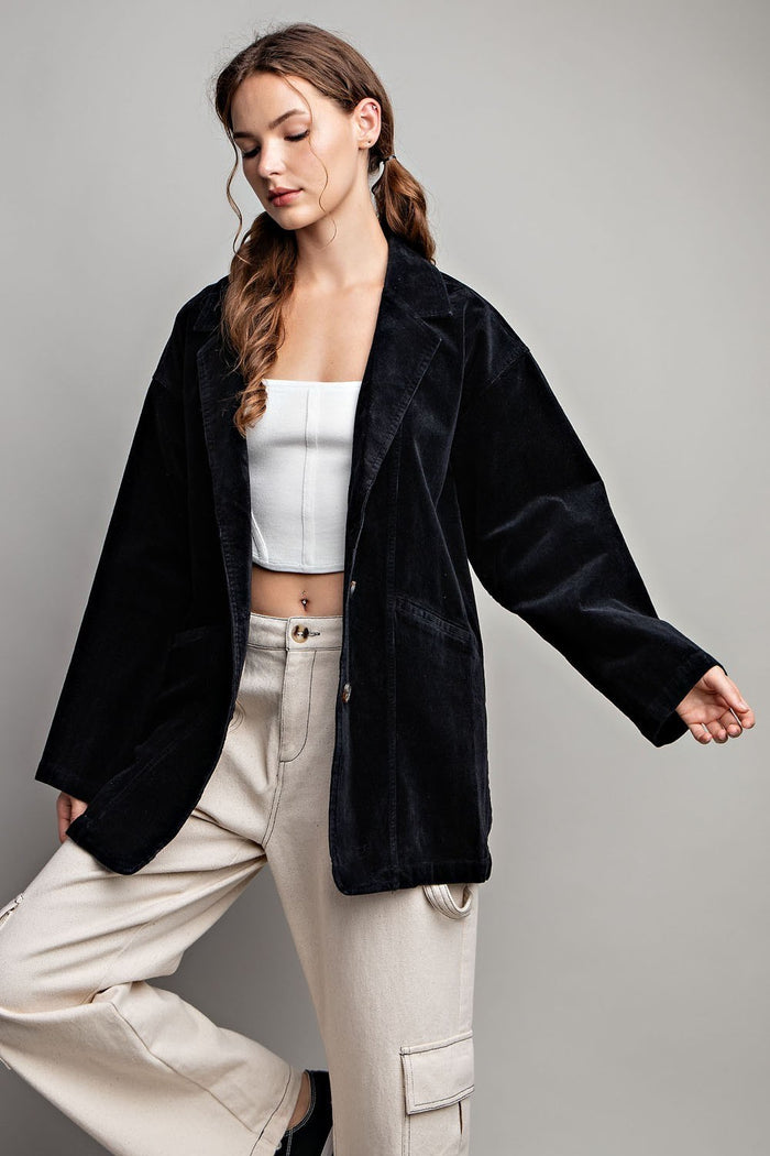 Jenette Velvet Blazer