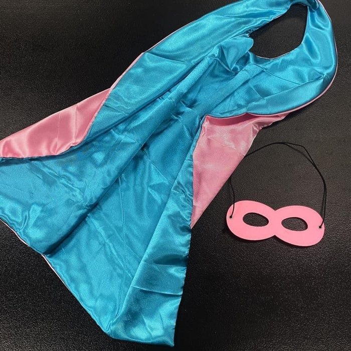 Kids Mask And Reversible Cape