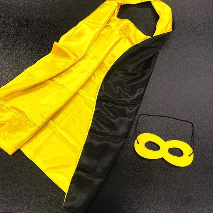 Kids Mask And Reversible Cape