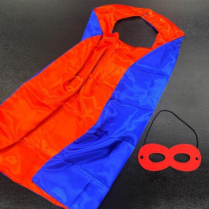 Kids Mask And Reversible Cape