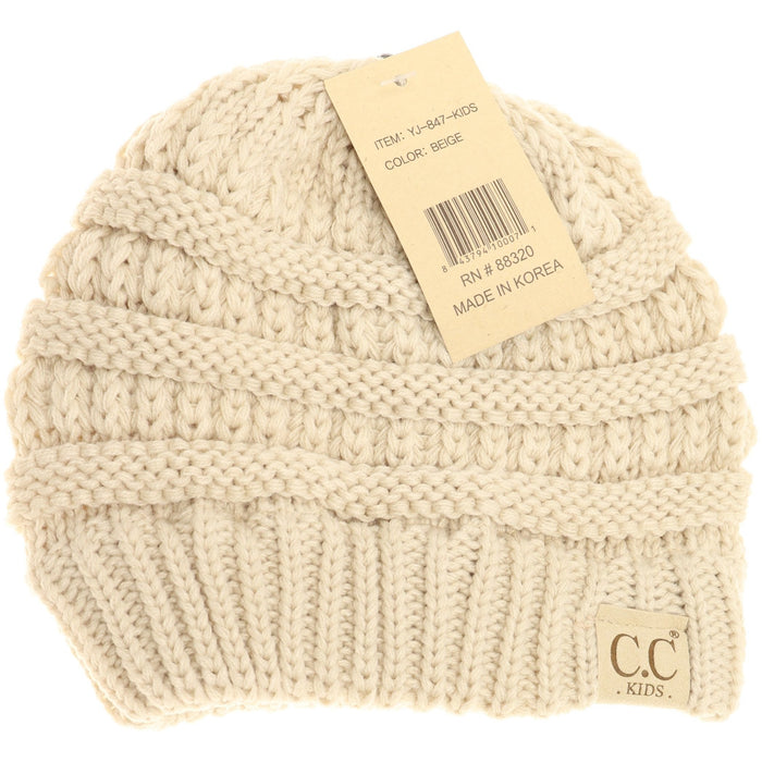 Kids Solid CC Beanie
