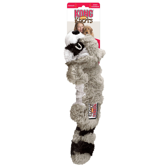 KONG® Scrunch Knots Rope Toy Raccoon