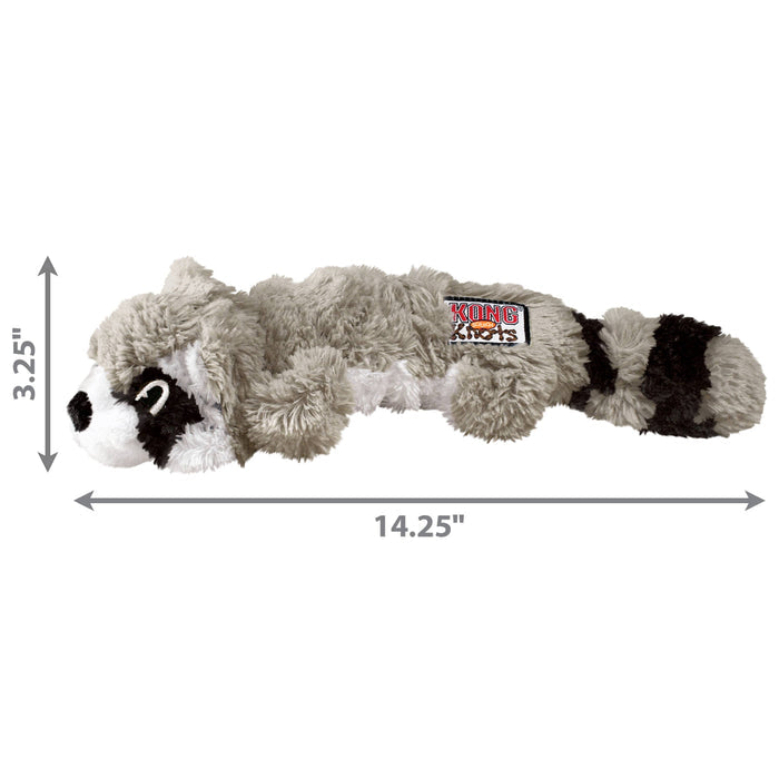 KONG® Scrunch Knots Rope Toy Raccoon