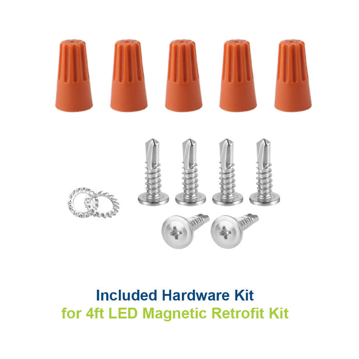 4ft Magnetic Linear LED Retrofit Kit with driver
