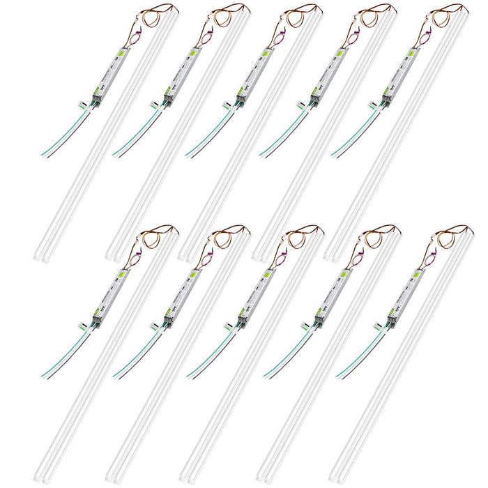 4ft Magnetic Linear LED Retrofit Kit with driver
