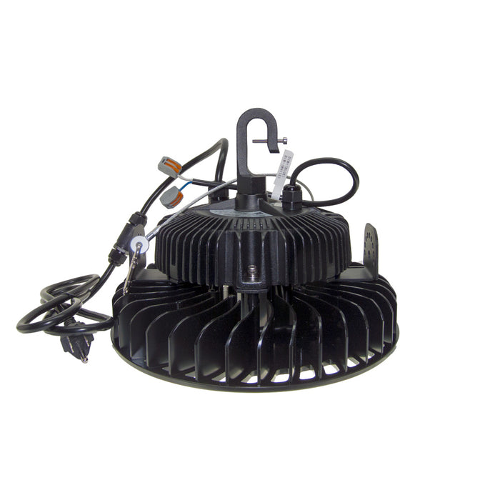 Konlite HB01 series Black UFO LED High Bay Light with cord and plug