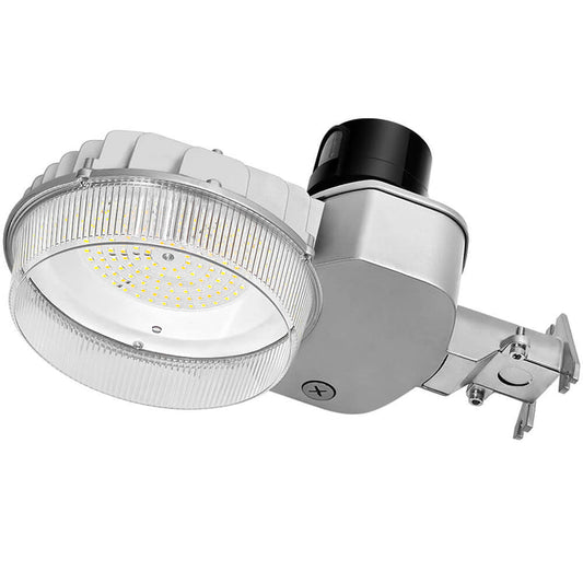 led barn light with a black dusk to dawn photocell