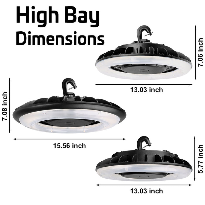 High Bay dimensions - UFO Highbay