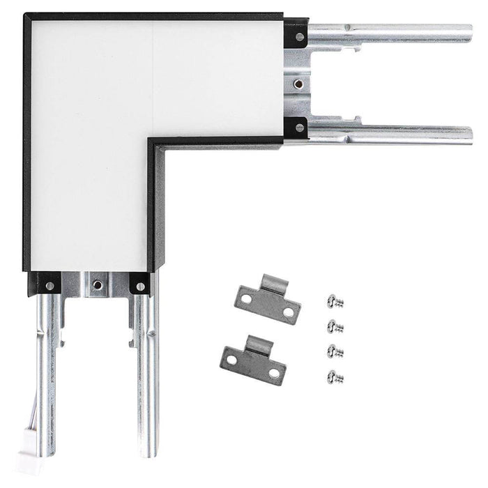 Black L-Shape Connector Use with Konlite Architectural Linear Light and hardware